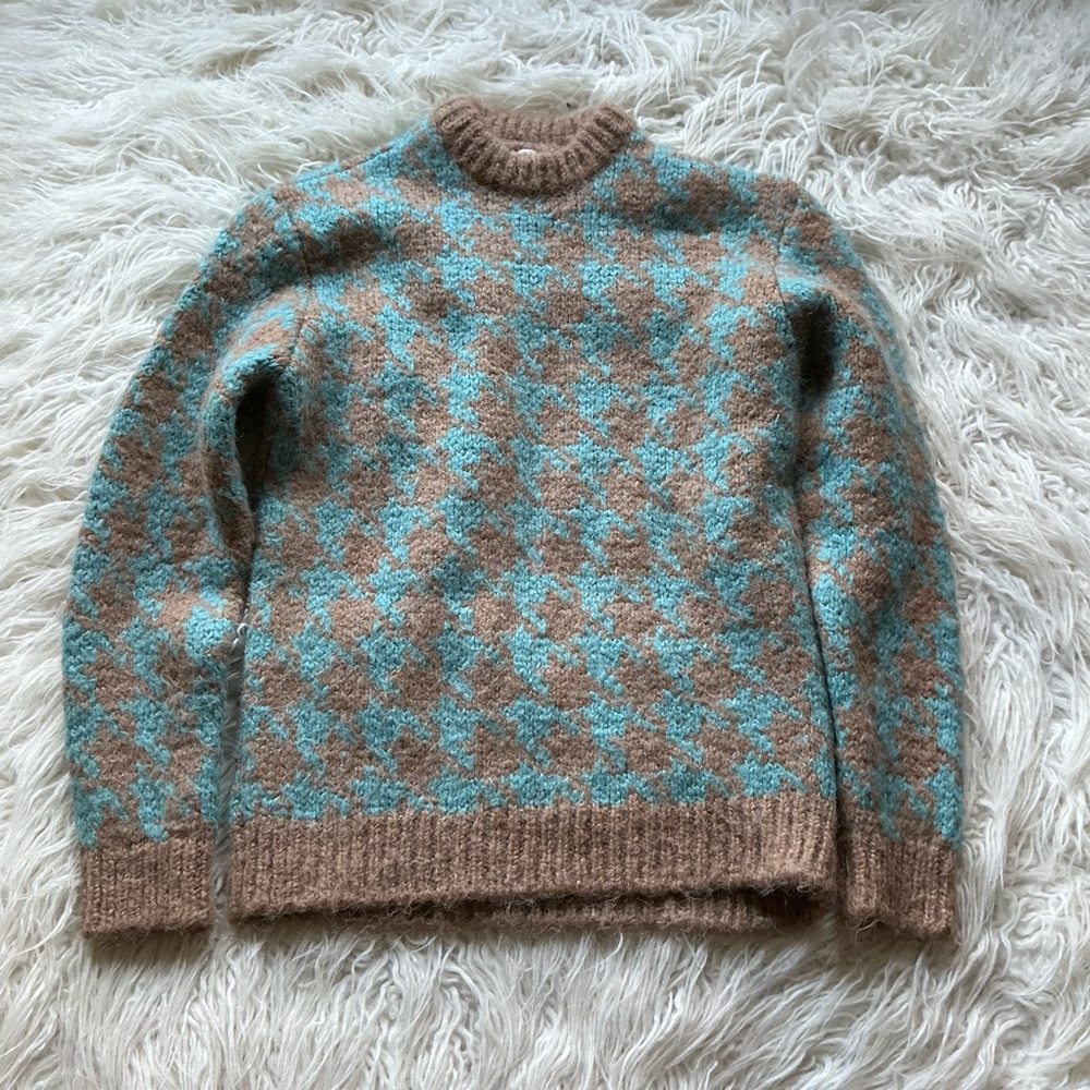 Zara Houndstooth Sweater